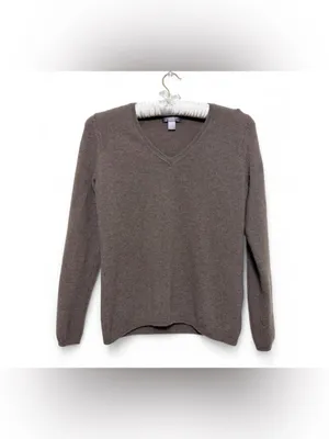 Cashmere By Charter Club Women’s Long Sleeve 2 Ply Cashmere V-Neck Sweater SizeM thumbnail 3