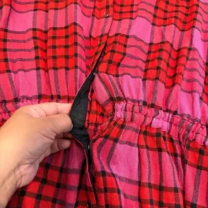 Free People pacific dawn red plaid button down shirt s thumbnail 11