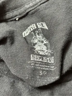 Death Row Records Black Cropped Graphic Tee T-Shirt (Size S/P) thumbnail 4