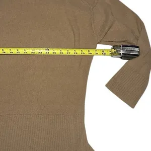 Aerie Oversized Turtleneck Soft Fuzzy Sweater Tan XXL Cozy Minimalist Olsen Y2K thumbnail 6