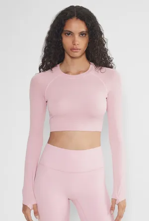 Aritzia Cropped Long Sleeve Shirt thumbnail 1
