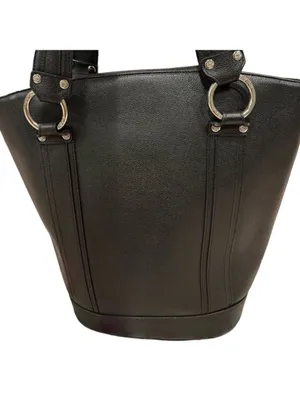 MCM Munchen Black Saffiano Leather Shoulder Bag thumbnail 2