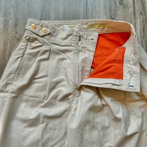 Anthropologie Maeve High Rise Utility Barrel Trouser Pants in Khaki Tan Size 0 thumbnail 9