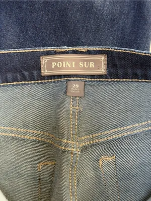 J Crew Point Sur Shoreditch High Rise Straight Jeans Dark Wash 90s Minimalist thumbnail 5