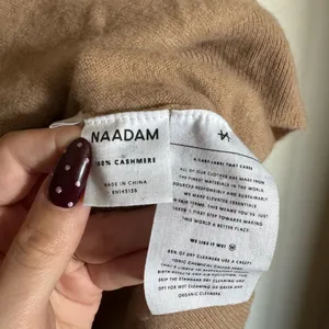 Naadam‎ cashmere crewneck sweater size small tan thumbnail 6