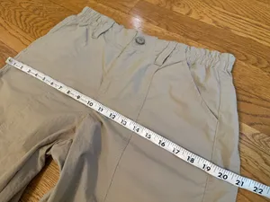 Miss Love Parachute cargo pants in beige size M thumbnail 11