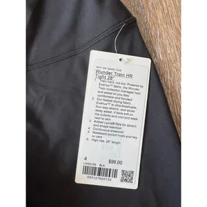 Lululemon Wunder Train High Rise 28” Black Size 4 NWT thumbnail 5