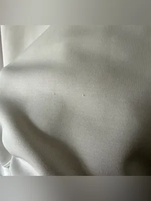 Lululemon softstreme perfectly oversized cropped crew Sz 4 Bone Cream Off White thumbnail 4
