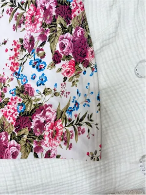 Women's PinkBlush White Pink Floral V-Neck Maxi Dress S thumbnail 10