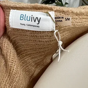 Bluivy Tan Knit Sweater Size undefined thumbnail 4