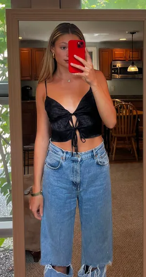 LA Hearts Pacsun Tie Front Top thumbnail 1