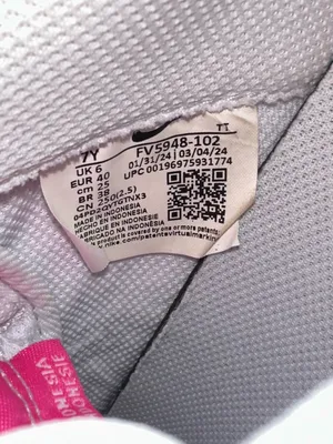 Nike Air Force 1 Low White Laser Fuchsia Pink FV5948-102 Youth 7Y Women 8.5 thumbnail 9
