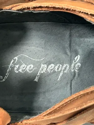 Free People Hybrid Strappy Leather Booties Terracotta Tan Size 9 - 9.5 US 40 EU thumbnail 9
