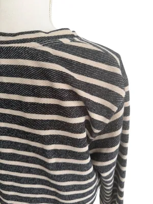 CLUB MONACO Striped Long Sleeve Top Size Small thumbnail 5