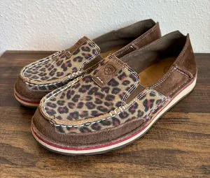 Ariat Women’s Cruiser Leopard Suede Shoes thumbnail 1