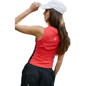 NWT Free People FP‎ Movement Powerwalk Tank Top Electric Sunset Red Size XS thumbnail 3