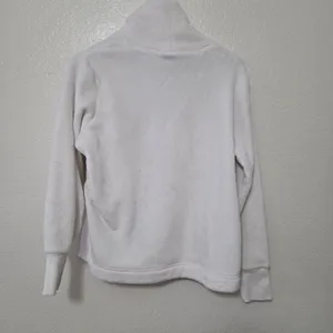 Athleta Women's Small Double Cozy Karma Funnel Neck Pullover Soft Plush Sweater thumbnail 3