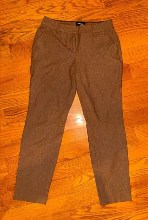 ⭐️Express Classic Slim Dress Pants in Brown thumbnail 1