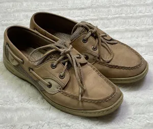 Sperry Top-Sider Women's Bluefish 2 Eye‎ Boat Shoes Leather Sz 7 9276619 thumbnail 1