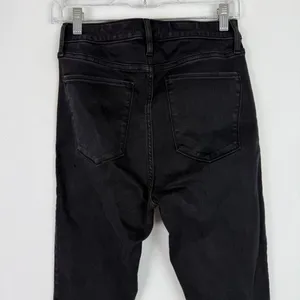 Abercrombie & Fitch High Rise Super Skinny Ankle Jeans Button Fly Black Size 28 thumbnail 7