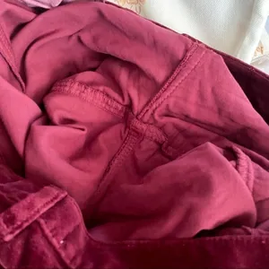 Reformation Pant‎ Rebecca Velvet High Rise Skinny Aubergine 31 GUC thumbnail 4