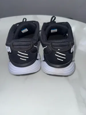 Hoka Black and White Cushioned Running Shoes thumbnail 3