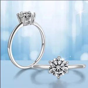 Boutique 1ct Solitaire Platinum Simulated Diamond Engagement Wedding Ring,‎ Size 6 NEW thumbnail 6