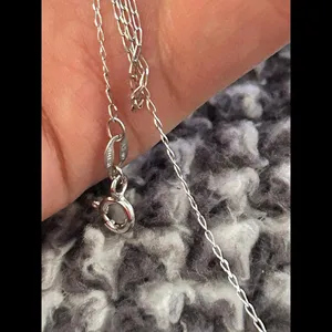 Necklace chain 925 sterling silver 18 inch h6 thumbnail 4