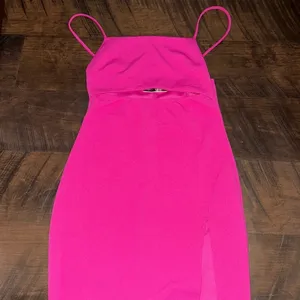 Pink Cutout Mini Dress thumbnail 1