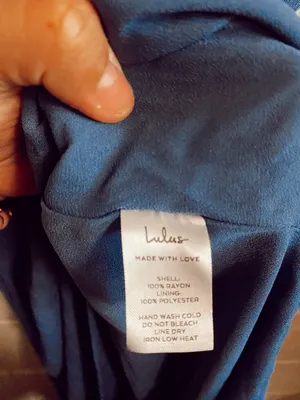 Lulus nwt heart of marigold denim blue wrap maxi dress thumbnail 8
