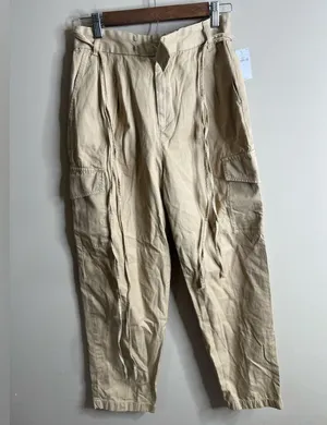 Nwt gap khaki cargo pants size 4 thumbnail 9