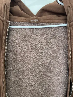 Brandy Melville Zip-Up Hoodie Brown John Galt thumbnail 2