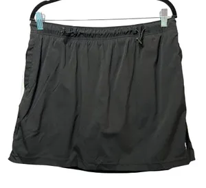Danskin Now Skort Womens Large 12/14 Black‎ White Athletic Tennis Golf Skirt thumbnail 1