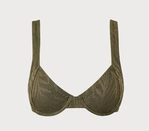 BERLOOK Crochet Underwire Bikini SET 45 Green Size L thumbnail 7