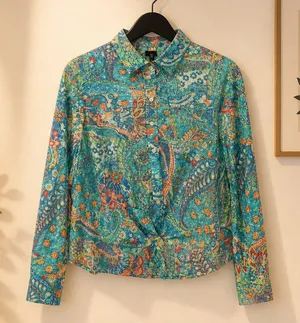 Lauren Ralph Lauren Paisley Print Button-Down Shirt thumbnail 1