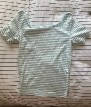 backless striped tee Blue Size XS thumbnail 1