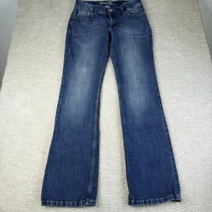 Women's Wrangler 9x34 Dark Wash‎ Bootcut Western Jeans thumbnail 2