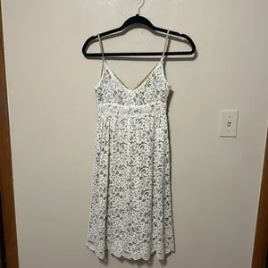 Diane Von Furstenburg Good Lace Sleeveless A Line Dress‎ Size 2 thumbnail 5