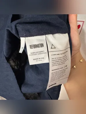 Reformation Linen Halter Navy Mini Dress Sweetheart thumbnail 5