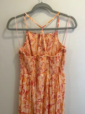 Free People Dress Long Floral thumbnail 4