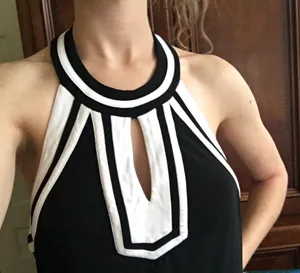 60’s Inspired Halter Mini Dress Size M thumbnail 5