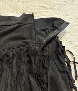Francesca's Western Fringe skirt thumbnail 5