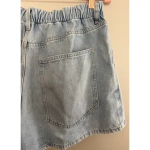 Free People We The Free Clark Pleated Denim Shorts Light Blue Women's Size Small thumbnail 6