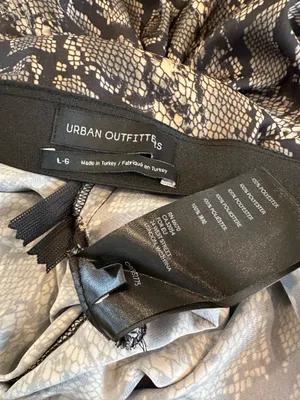 urban outfitters tan black snakeskin print midi skirt thumbnail 5