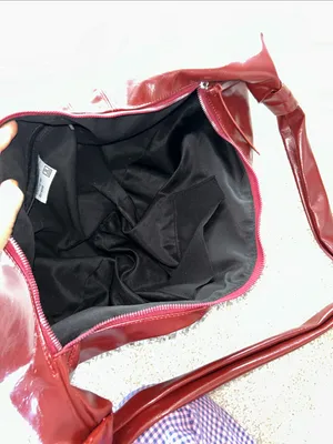 Croissant shaped crossbody bag thumbnail 6