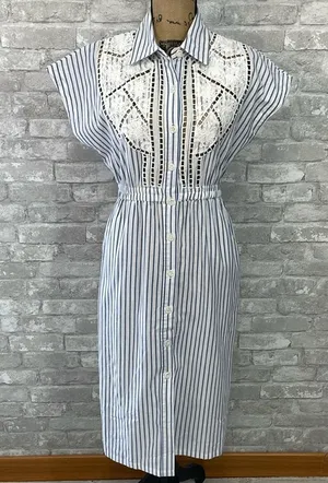 POL Polly Farms Blue Stripe Dress thumbnail 1