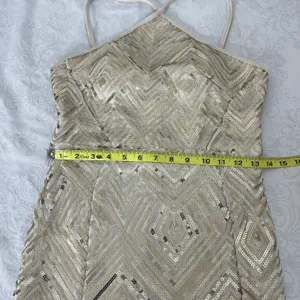 Crystal Doll Homecoming Sequin Bodycon Mini Dress Size 3 thumbnail 11