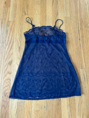 victoria’s secret babydoll mess slip dress thumbnail 4