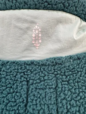 FP Movement by Free People Teal Sherpa Jacket with Mint Trim thumbnail 12