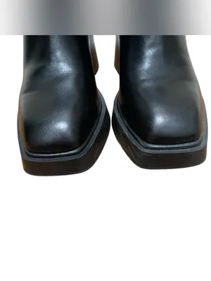 Chinese Laundry Adriel Black Gold Buckle Platform Ankle Boots Women Size 7.5 thumbnail 6
